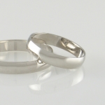 Fehérarany karikagyűrű pár