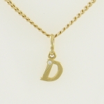 Arany D betűmedál